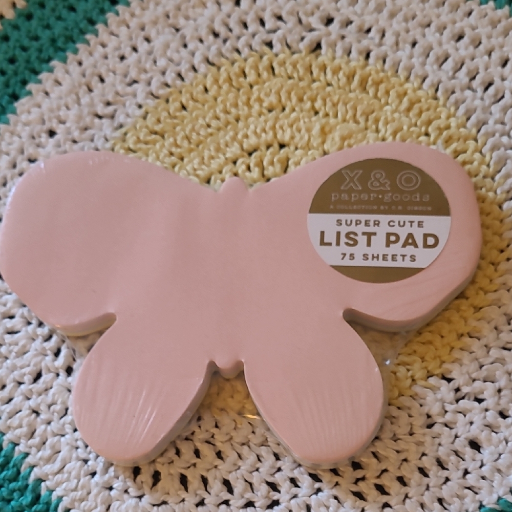 Butterfly Shaped Notepad